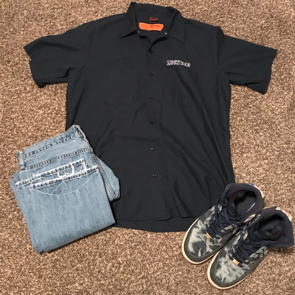 Vintage red kap shirt